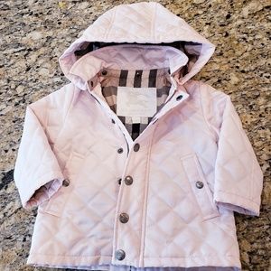 Burberry jacket for toddler girls size 12 months